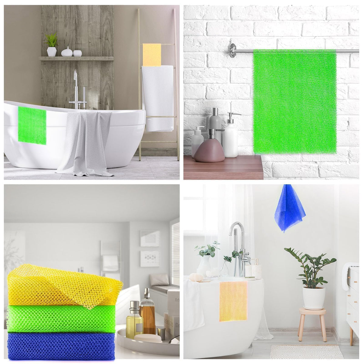 UJFQBH African net sponge packaging and product details