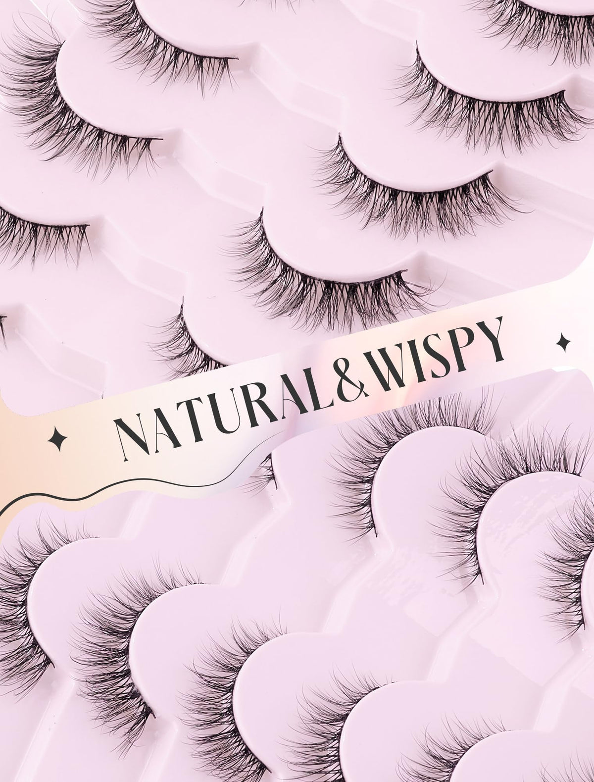 Ukrizi Natural Lashes packaged with clear instructions