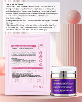 UKVOA Forehead and Smile Line Patches in a beauty routine