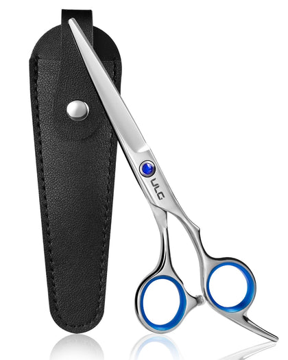 ULG Hair Cutting Scissors 6.5-inch front view with mirror polish finish