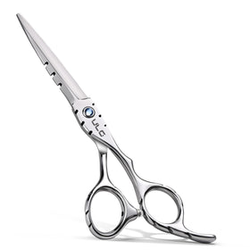 ULG Hair Cutting Scissors 6.5 inch front view with mirror polish finish