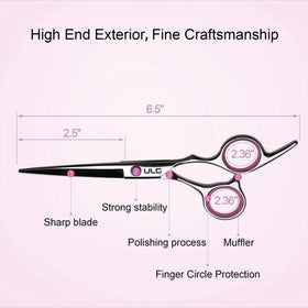 ULG Hair Cutting Scissors and Thinning Shears kit packaging
