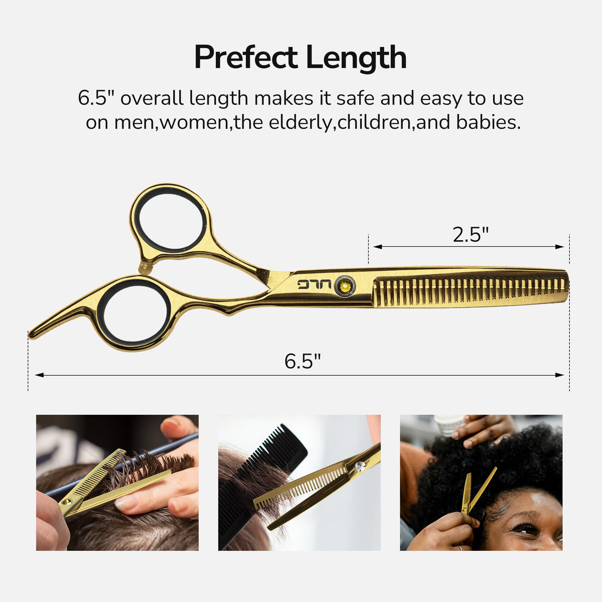 ULG scissors ergonomic off-set grip