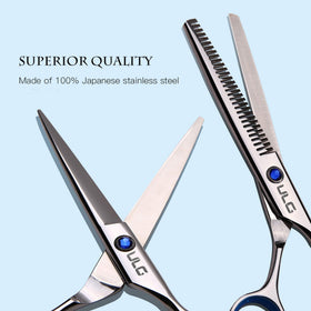 ULG scissors with blue diamond stones detail