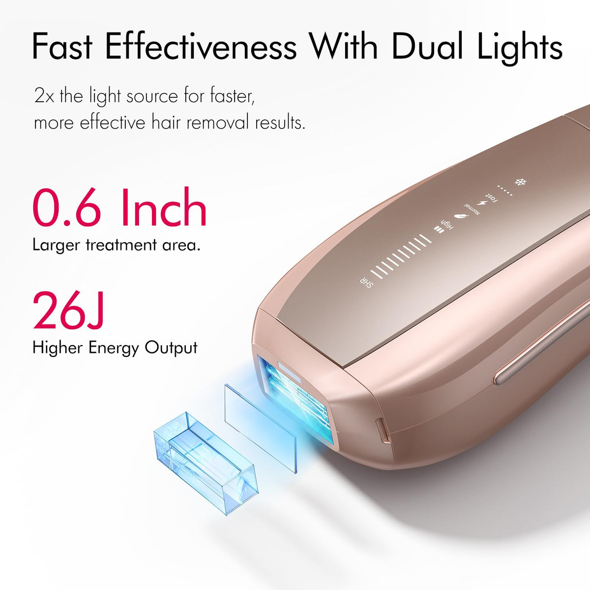 Ulike Air 10 IPL hair removal device with ice-cooling feature