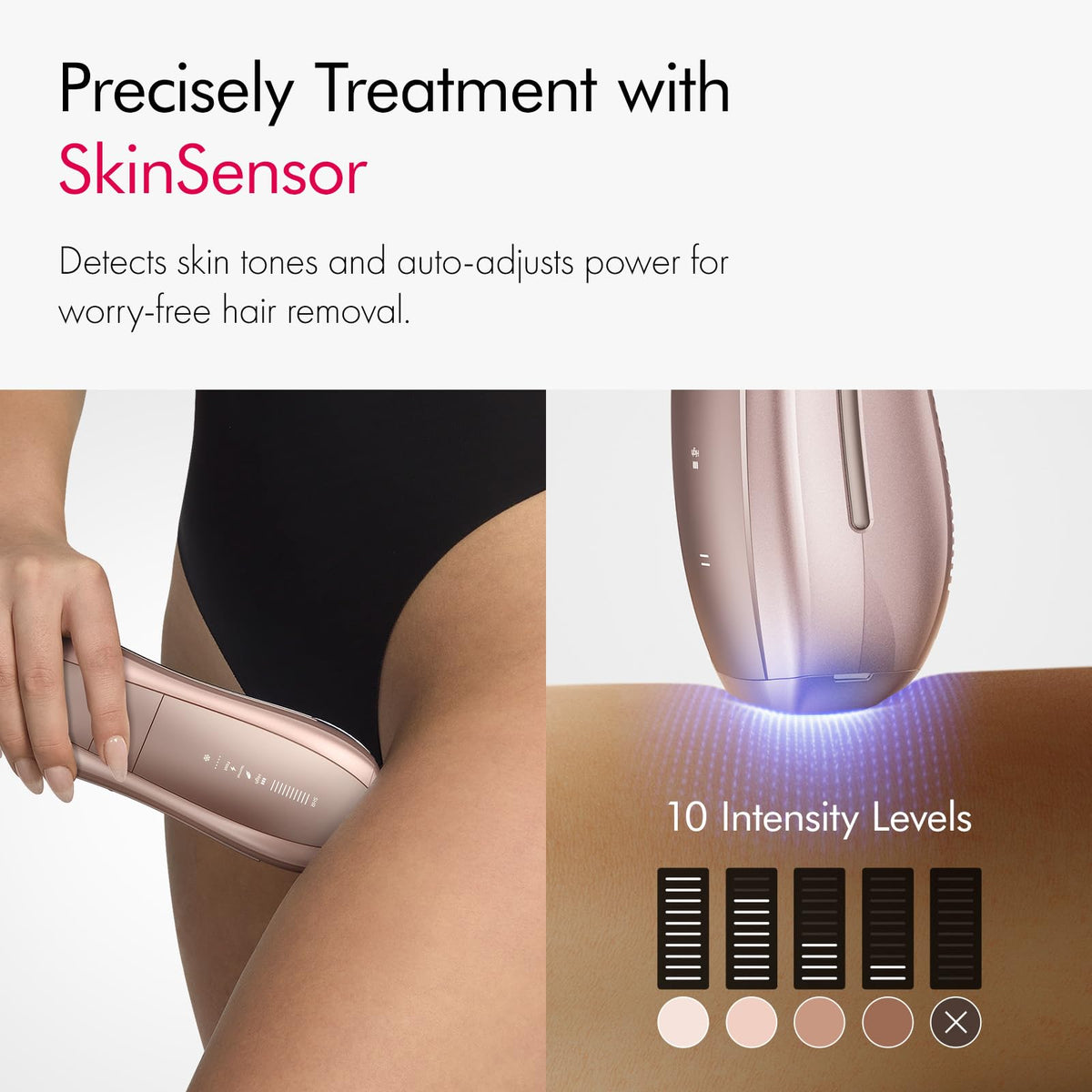 Ulike Air 10 IPL hair removal device with user manual