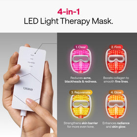 Ulike ReGlow LED Face Mask remote control close-up
