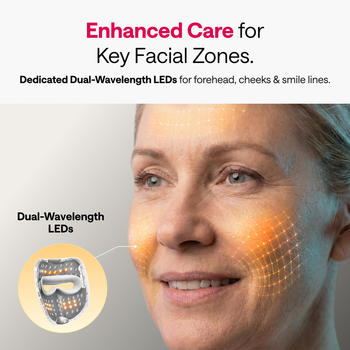 Ulike ReGlow LED Face Mask with ergonomic design