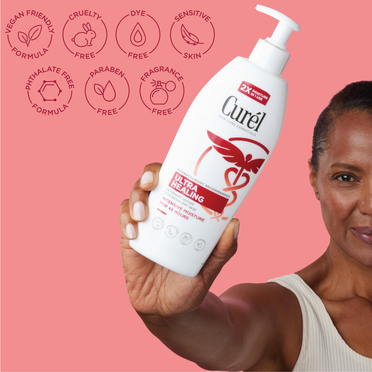 Ultra Healing Intensive Lotion 13 Oz side view