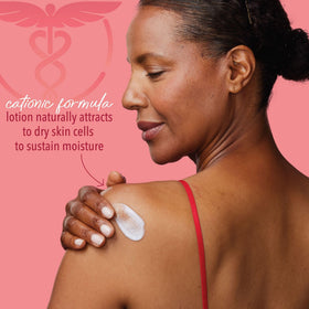 Ultra Healing Intensive Lotion application on skin