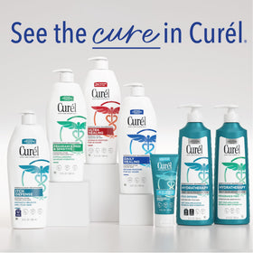 Ultra Healing Lotion displayed on a bathroom shelf