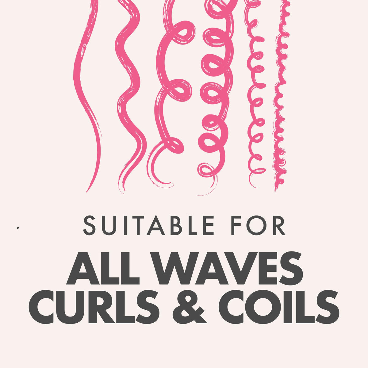 Umberto Giannini Creme De Curl Control Cream application on hair