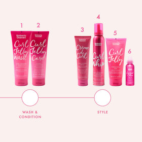 Umberto Giannini Creme De Curl Control Cream on styling table