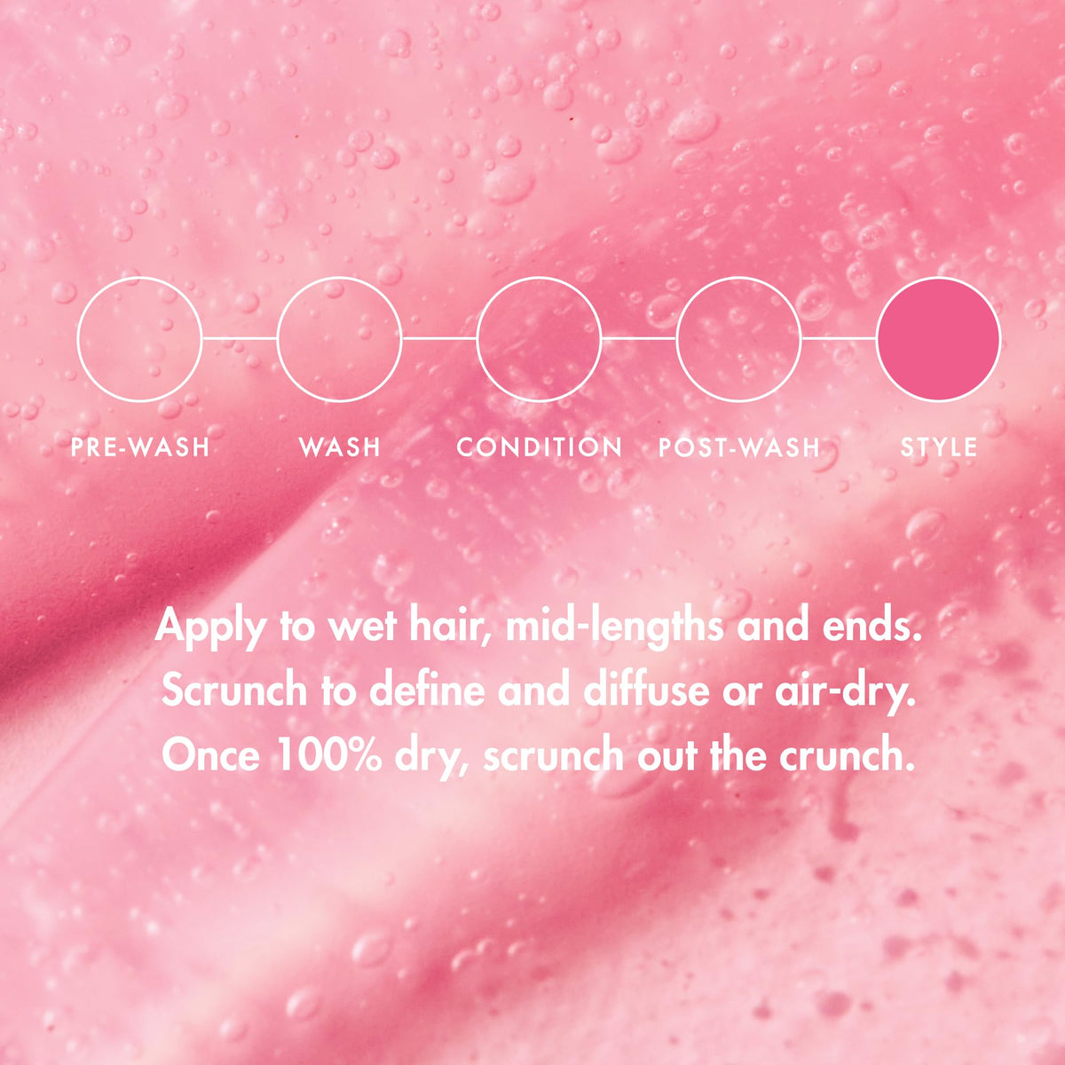 Umberto Giannini Curl Jelly application on hair