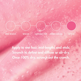 Umberto Giannini Curl Jelly application on hair