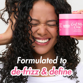 Umberto Giannini Curl Jelly Styling Crème back view with ingredient list