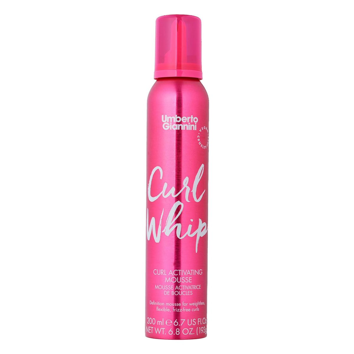 Umberto Giannini Curl Whip Mousse 200ml front view