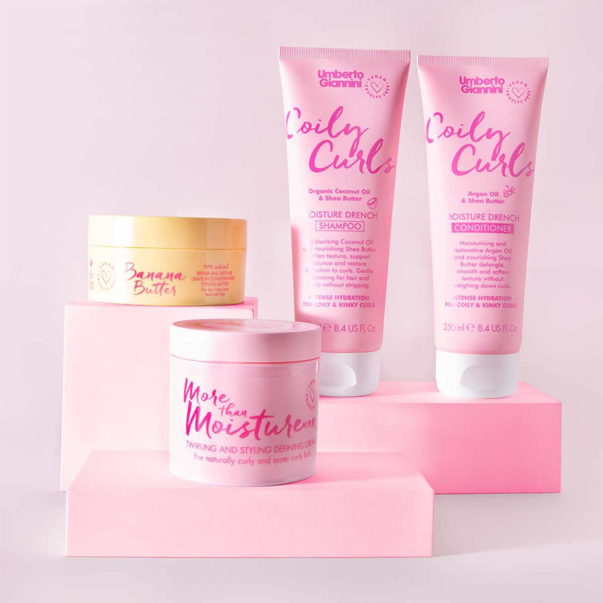 Umberto Giannini More Than Moisture Cream 100ml application on hair