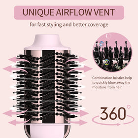 Umeely Hair Dryer Brush with user manual