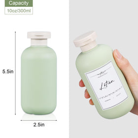 UMETASS 10 oz travel shampoo bottle green front view