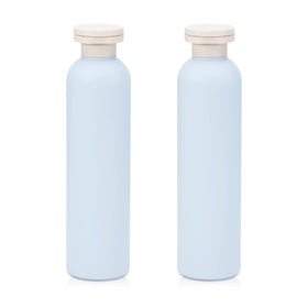 UMETASS 8.8 oz travel shampoo bottle blue front view