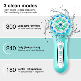Umickoo Electric Facial Cleansing Brush close-up of control button