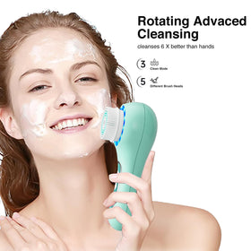 Umickoo Electric Facial Cleansing Brush close-up of the brush head