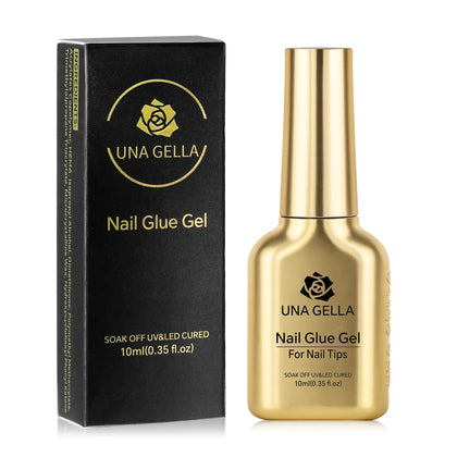 UNA GELLA 6 in 1 Gel Nail Glue 10ml front view