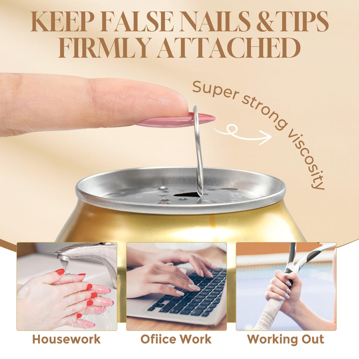 UNA GELLA 6-in-1 Gel Nail Glue packaging