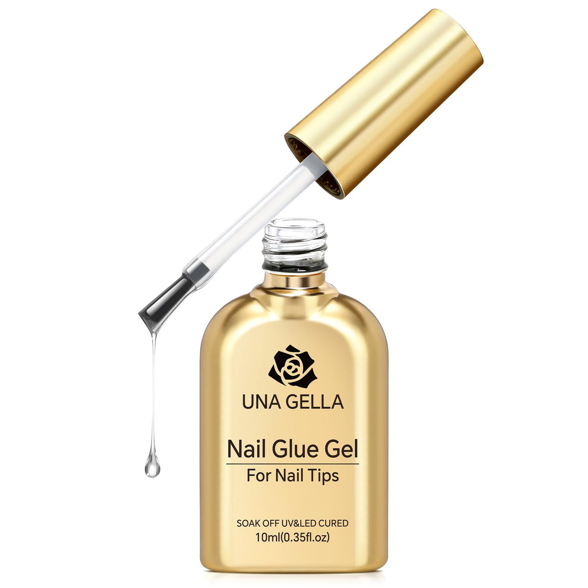 UNA GELLA 9 in 1 Gel Nail Glue 10ml front view