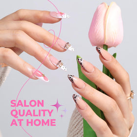 UNA GELLA Almond Nail Tips 15 sizes packaging