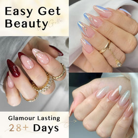UNA GELLA Almond Shape Nail Tips in various sizes