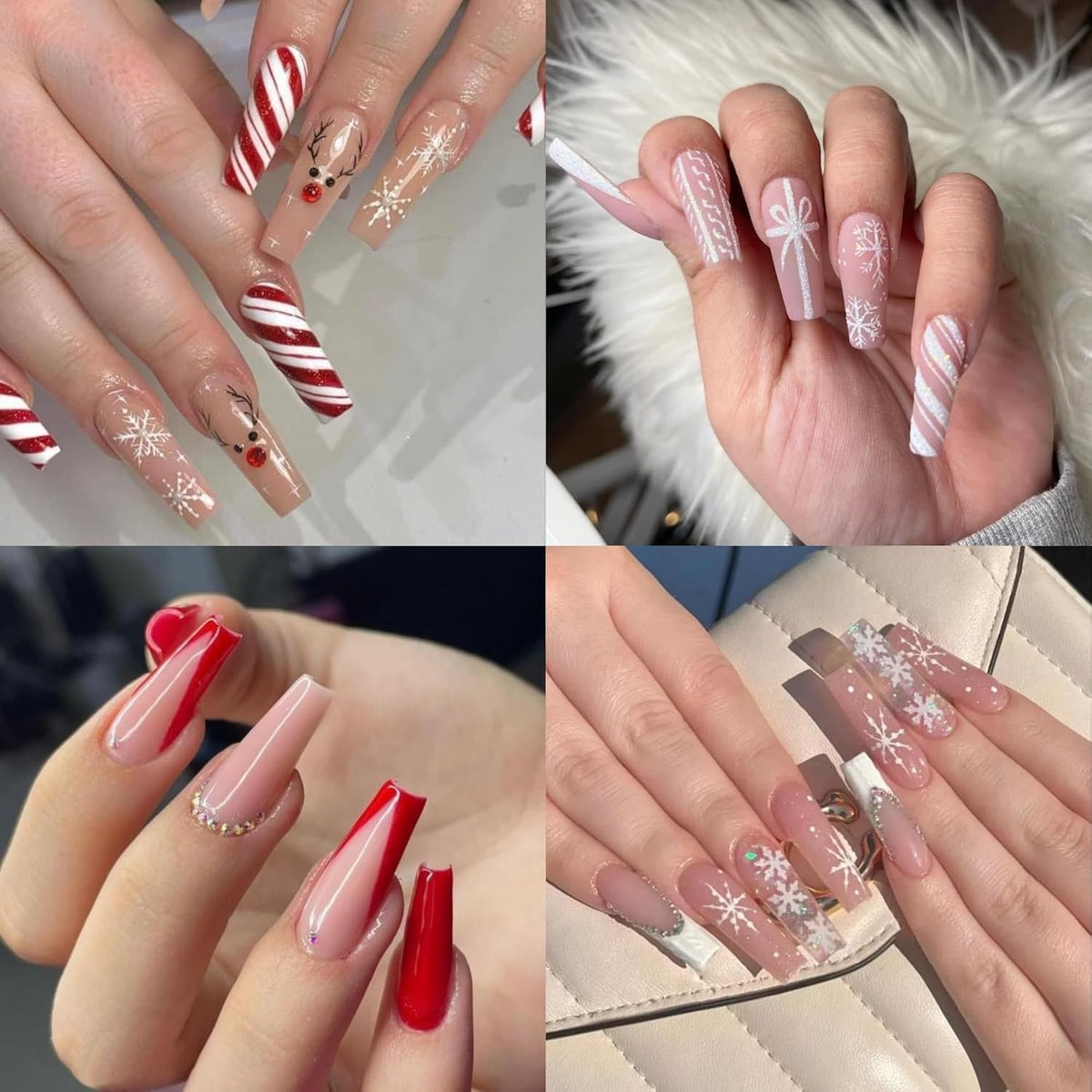 UNA GELLA Coffin Gel Nail Tips assorted sizes