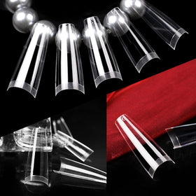 UNA GELLA Coffin Gel Nail Tips close-up view