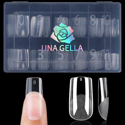 UNA GELLA Medium Square Nail Tips 120pcs front view