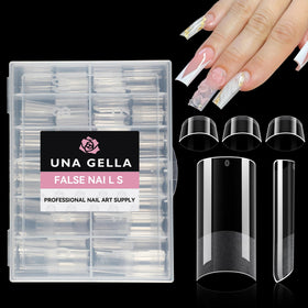 UNA GELLA Medium Square Nail Tips 216PCS front view