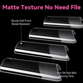 UNA GELLA Medium Square Nail Tips 216PCS lifestyle scene