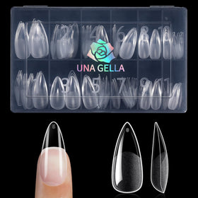 UNA GELLA Medium Stiletto Nail Tips 120pcs in box