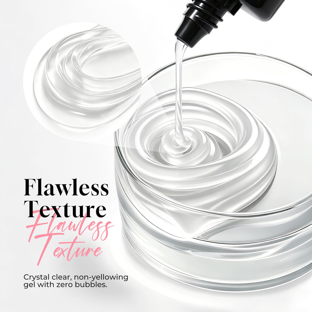 UNA GELLA Nail Glue being used in a DIY nail salon