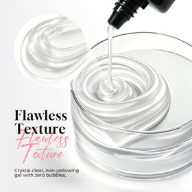 UNA GELLA Nail Glue being used in a DIY nail salon