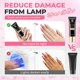 UNA GELLA nail glue bottle with cap on