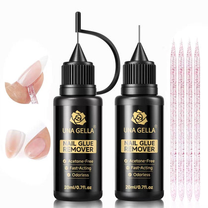 UNA GELLA Nail Glue Remover 20ml front view