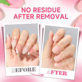 UNA GELLA Nail Glue Remover in use