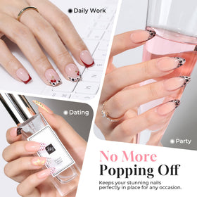 UNA GELLA Nail Glue squeeze tube design close-up