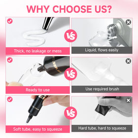 UNA GELLA Nail Glue tube close-up
