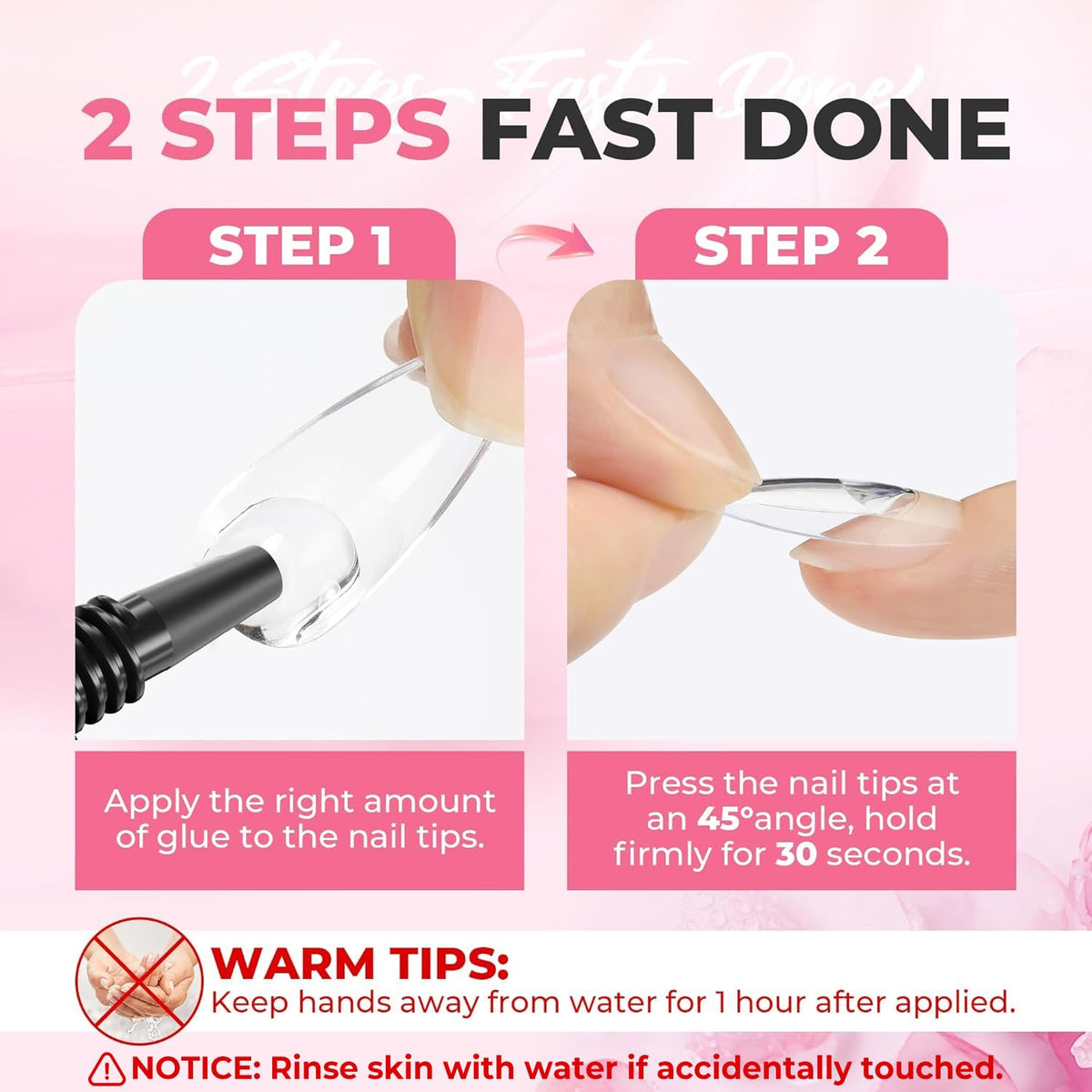 UNA GELLA nail glue with accessories