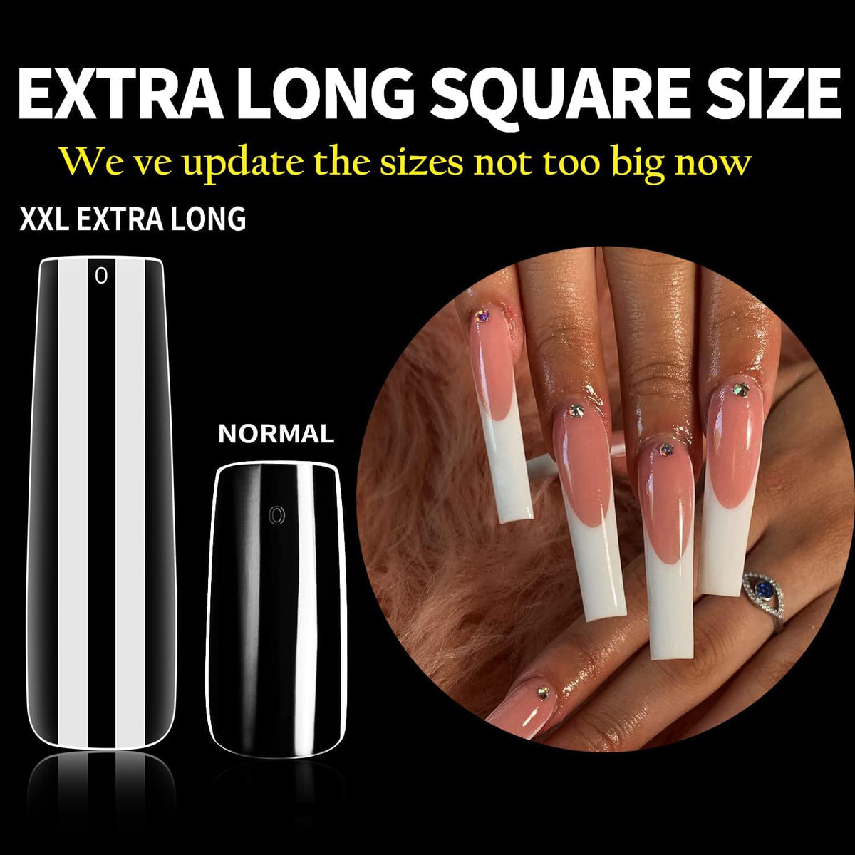 UNA GELLA nail tips in packaging