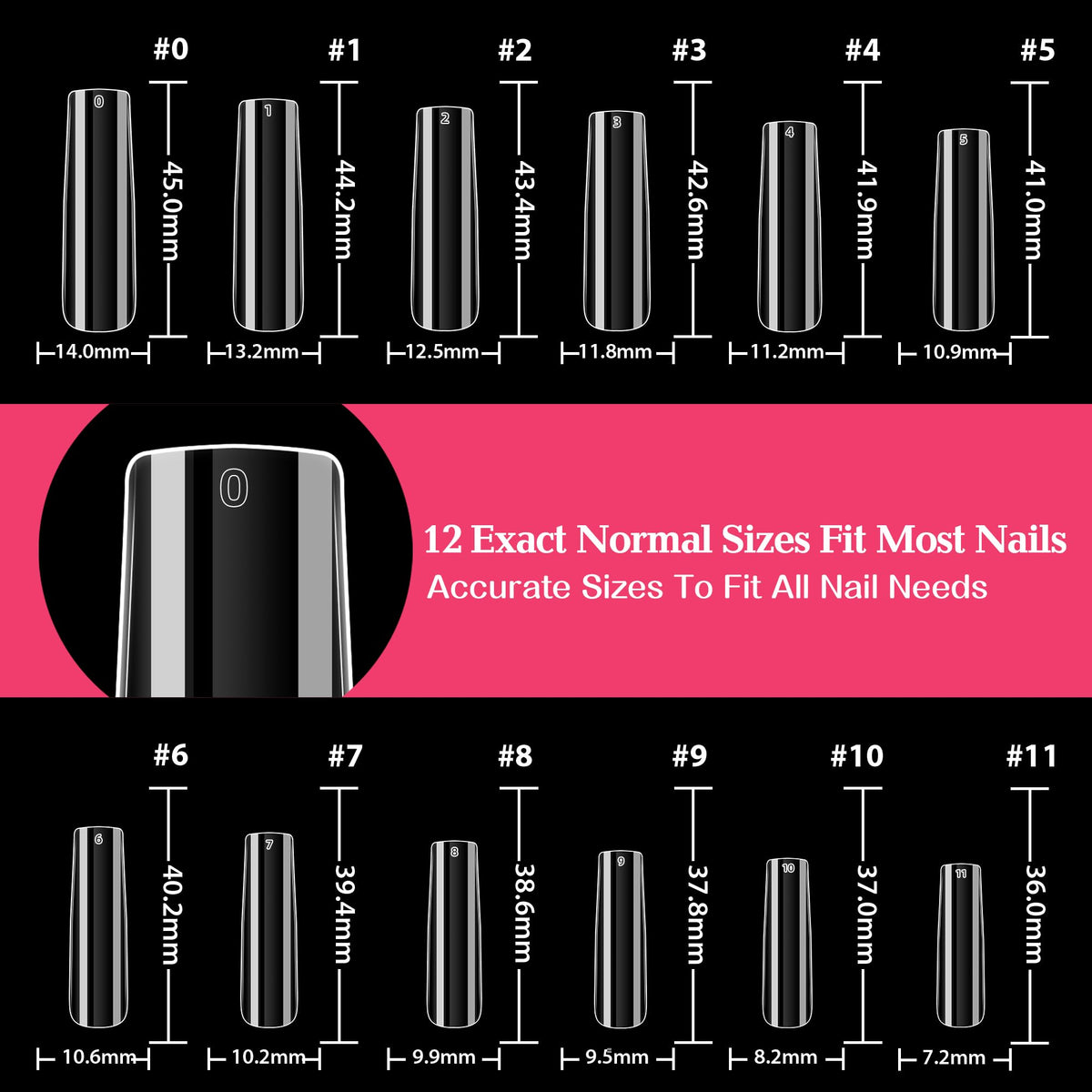 UNA GELLA nail tips in use on manicured hands