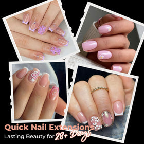 UNA GELLA Short Square Nail Tips packaging