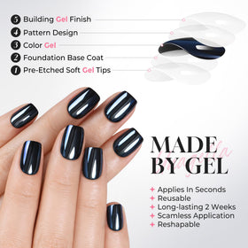 UNA GELLA Soft Gel Press on Nails full set packaging